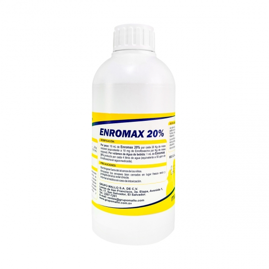 Enromax 20% Gotero 20 ml y frasco de 1 Lt