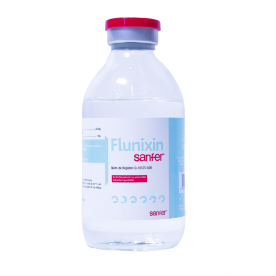 Flunixin 8.3%: 50ml, 100 ml y 250 ml