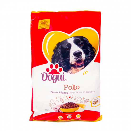 Dogui Pollo, carne y vegetales