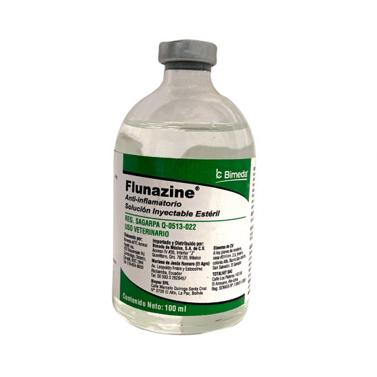 Flunazine Solución Inyectable: 100 ml y 250 ml