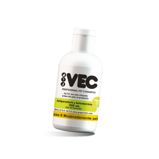 VEC  ANTIPARASITARIO Y ANTISEBORRÉICO frasco 500 ml 