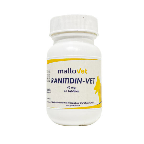 RANITIDIN VET frasco 60 tabs