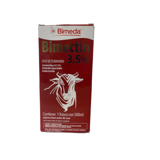 Bimectin 3.5%: 50 ml y 500 ml