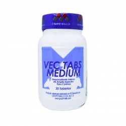 VEC TABS MEDIUM frasco de 30 tabs.